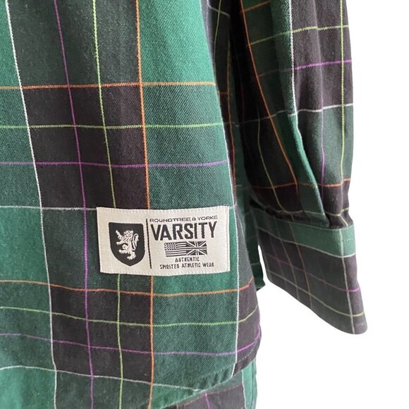 Roundtree and Yorke Varsity Long Sleeve Button Down Shirt Large - Picture 10 of 11